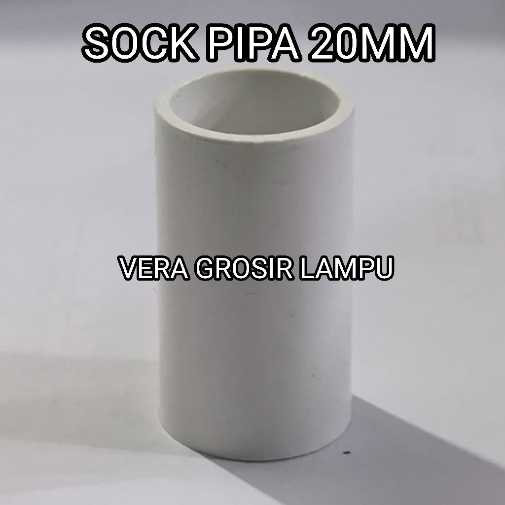Sock pipa conduit 20mm / sok sambungan pipa listrik conduit 20mm Boss legrand dan pipa listrik lainn