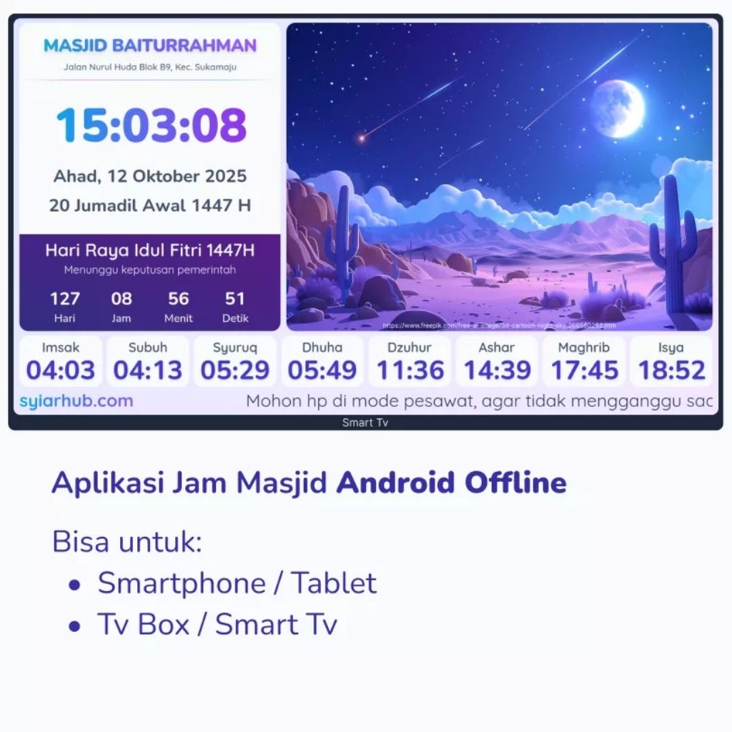 Jam Masjid Android Terbaru