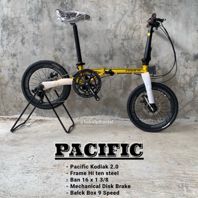 Sepeda Lipat ring 16 Pacific Kodiak 2.0 | Sepeda Lipat Pacific Kodiak 2.0 ukuran 20 inch