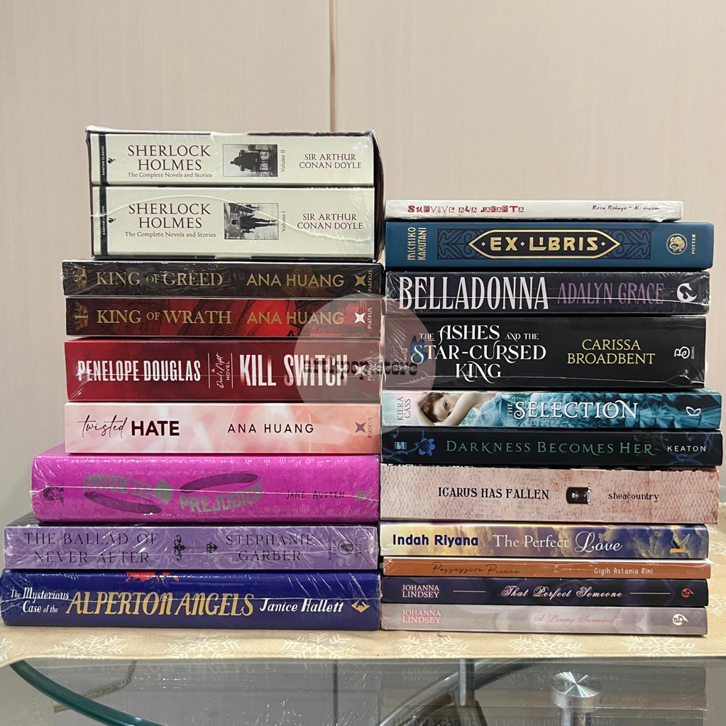 (BACA DESKRIPSI) NOVEL INGGRIS DAN INDONESIA ORIGINAL 100% HARD COVER HC PB PAPERBACK SOFTCOVER BUKU