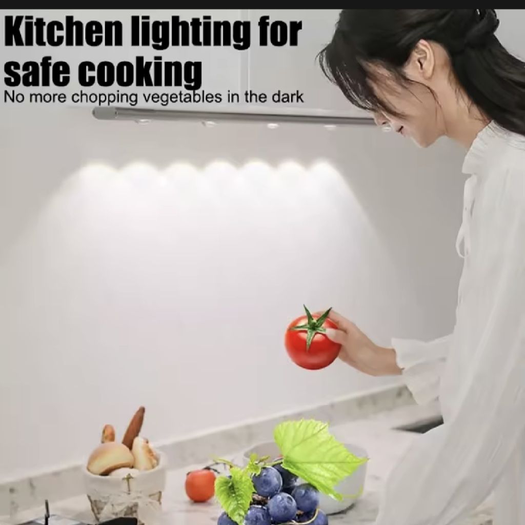 Lampu Dimming Wireless LED Sensor Otomatis Panjang 30cm