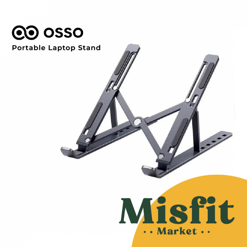 OSSO Foldable Laptop Stand Portable Penyangga Dudukan