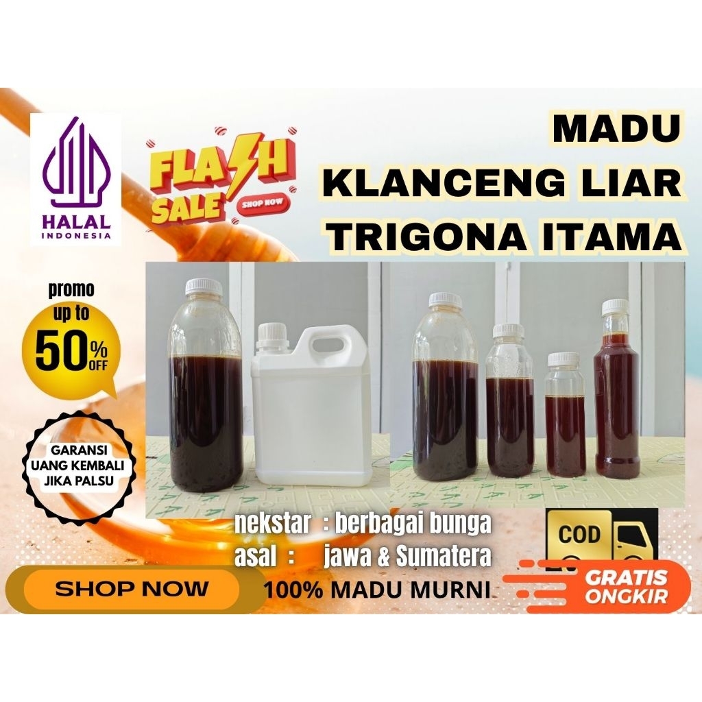 MADU KLANCENG ITAMA, KELULUT, TEWEL, LANCENG ITAMA ASLI 100%