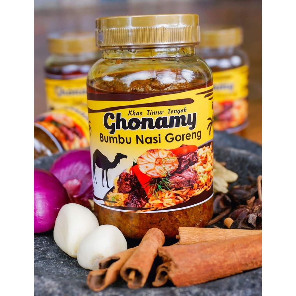 Ghonamy - Bumbu Instan Nasi Goreng Kebuli Timur Tengah Asli - 300 gr