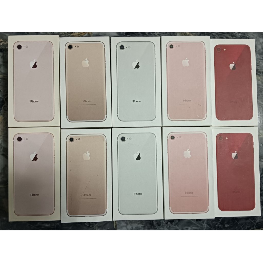 Boks Kardus Dus Kotak Hp iPhone 7 / 7+ Original