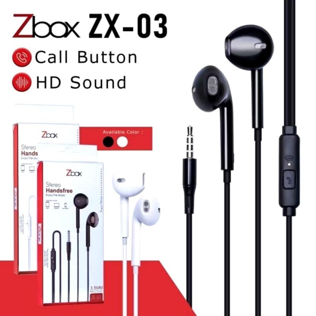 Headset Zbox ZX-03 - Headset Murah Bass Zbox Original - Headset Kabel Murah Original Zbox Bass