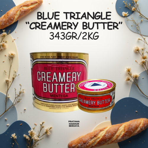 CAPING SEGITIGA BIRU BUTTER / MENTEGA SEGITIGA 343GR & 2KG