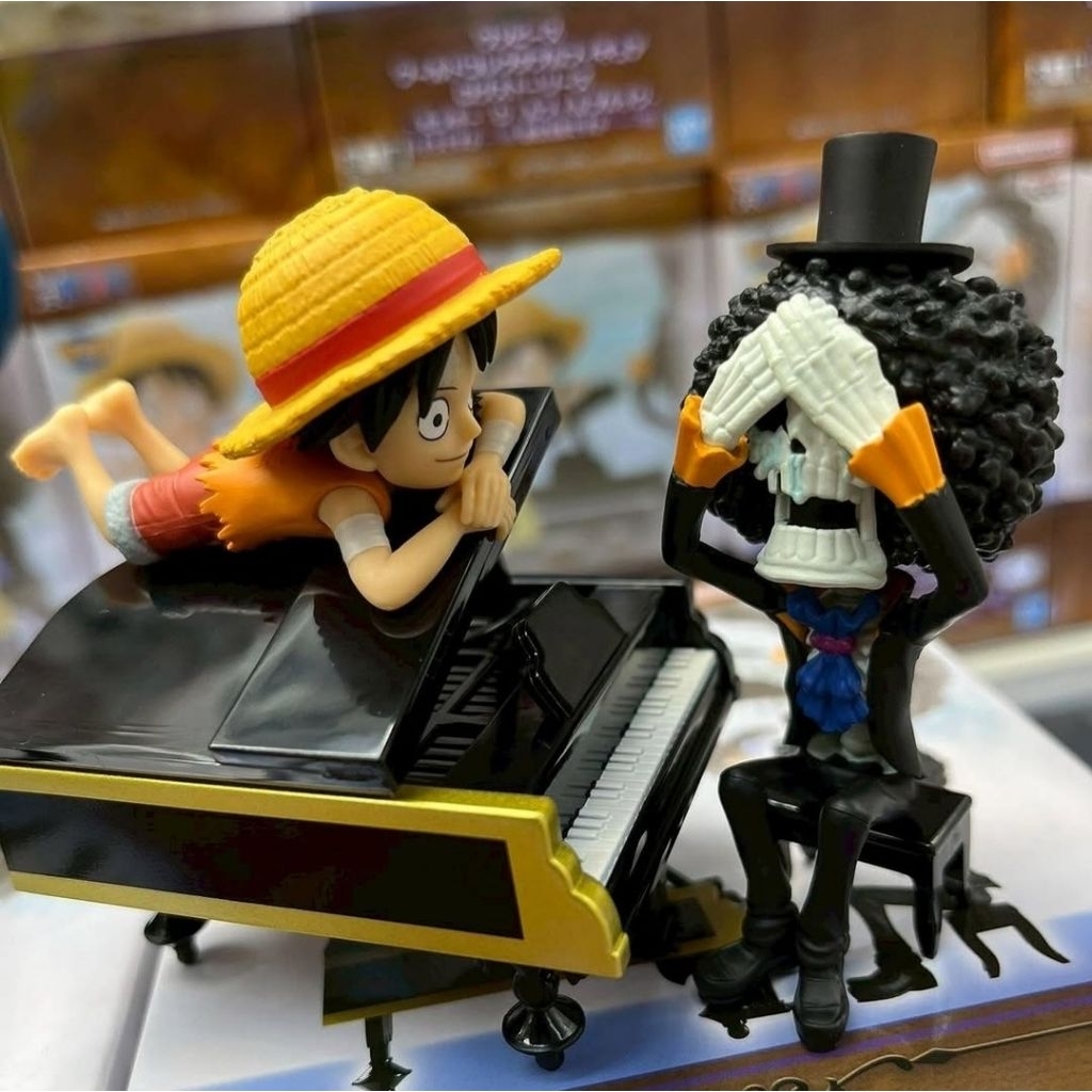 Mini Figure Luffy & Brook One Piece Thriller Bark Stories Wcf