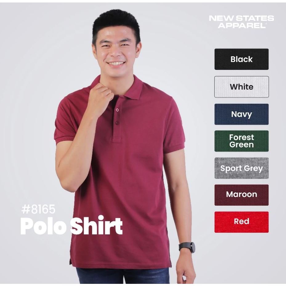 New States Apparel Polo Shirt 8165