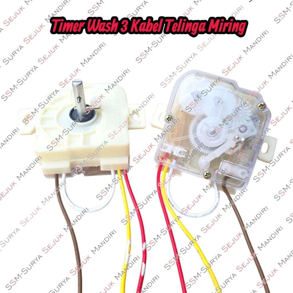 Timer Wash Mesin Cuci 3 Kabel Timer Pencuci Mesin cuci 3 Kabel Teling Miring