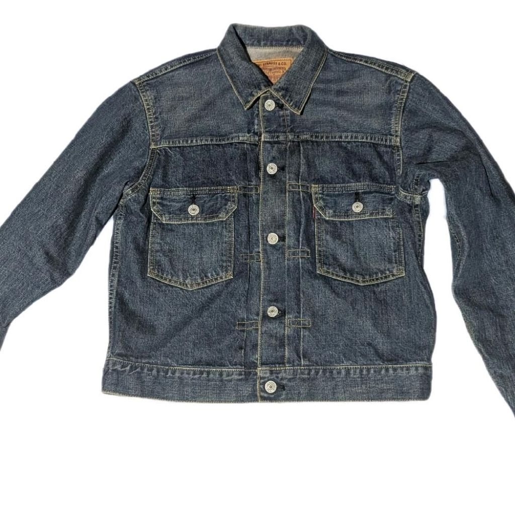 Levis 507 Type II Denim Jacket Trucker Jeans Vintage Selvedge