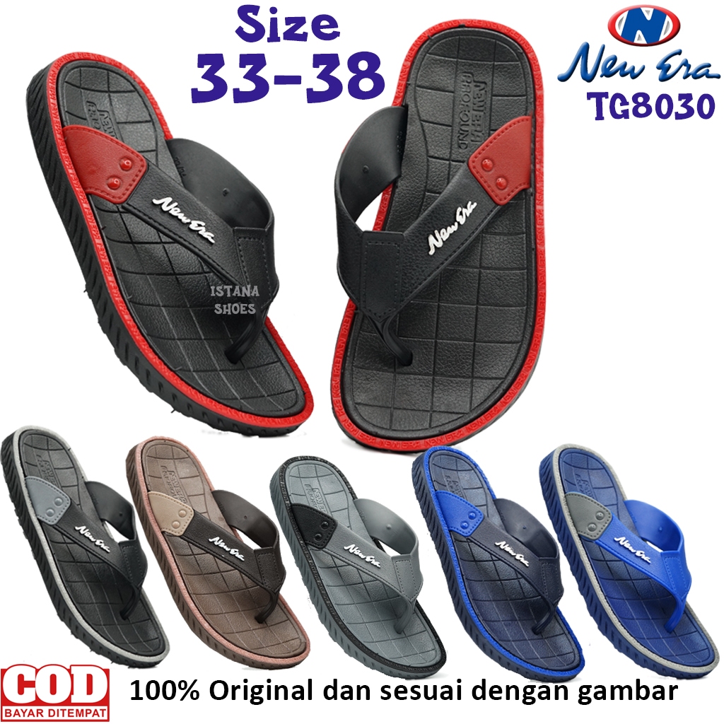 SANDAL JEPIT NEW ERA PROFOUND (PVR) TG 8030 SIZE 33-38 SANDAL JEPIT TEBAL EMPUK