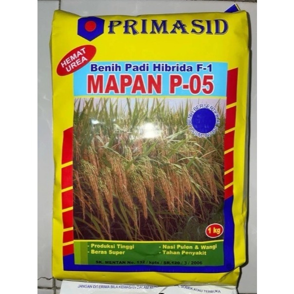 BENIH PADI HIBRIDA MAPAN 05 EXSP masih lama dijamin ORI 100% ORIJINAL(exp04-26)P-05|GROSIR+/