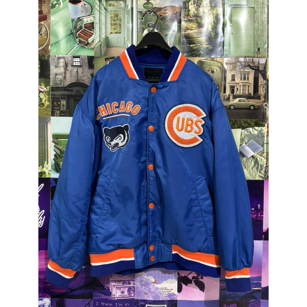 MLB x Chicago x UBS Varsity Jacket Preloved