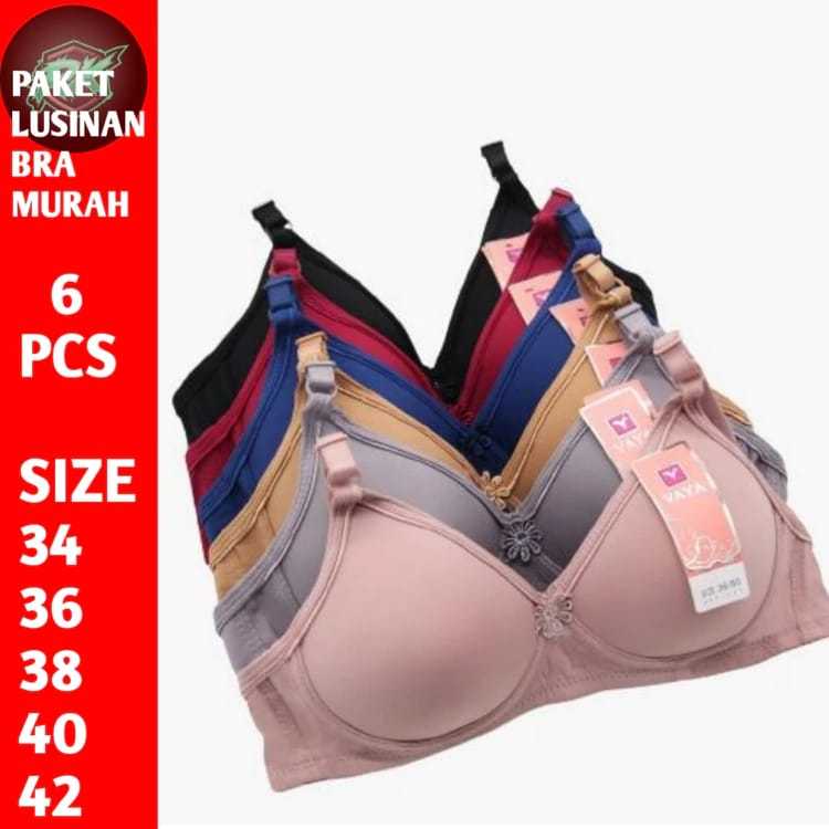[ Gall•Colectiont ] BH LINGCAO A5 KANCING 2 CUP A(KECIL) BH BUSA TANPA KAWAT