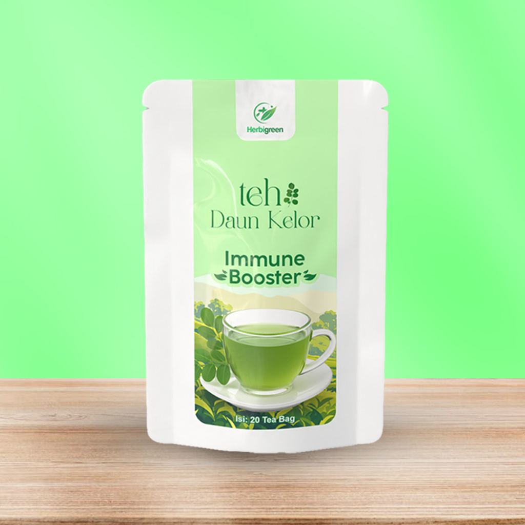 teh daun kelor - teh daun kelor asli - teh kelor organik - teh kelor alami - teh herbal daun kelor -