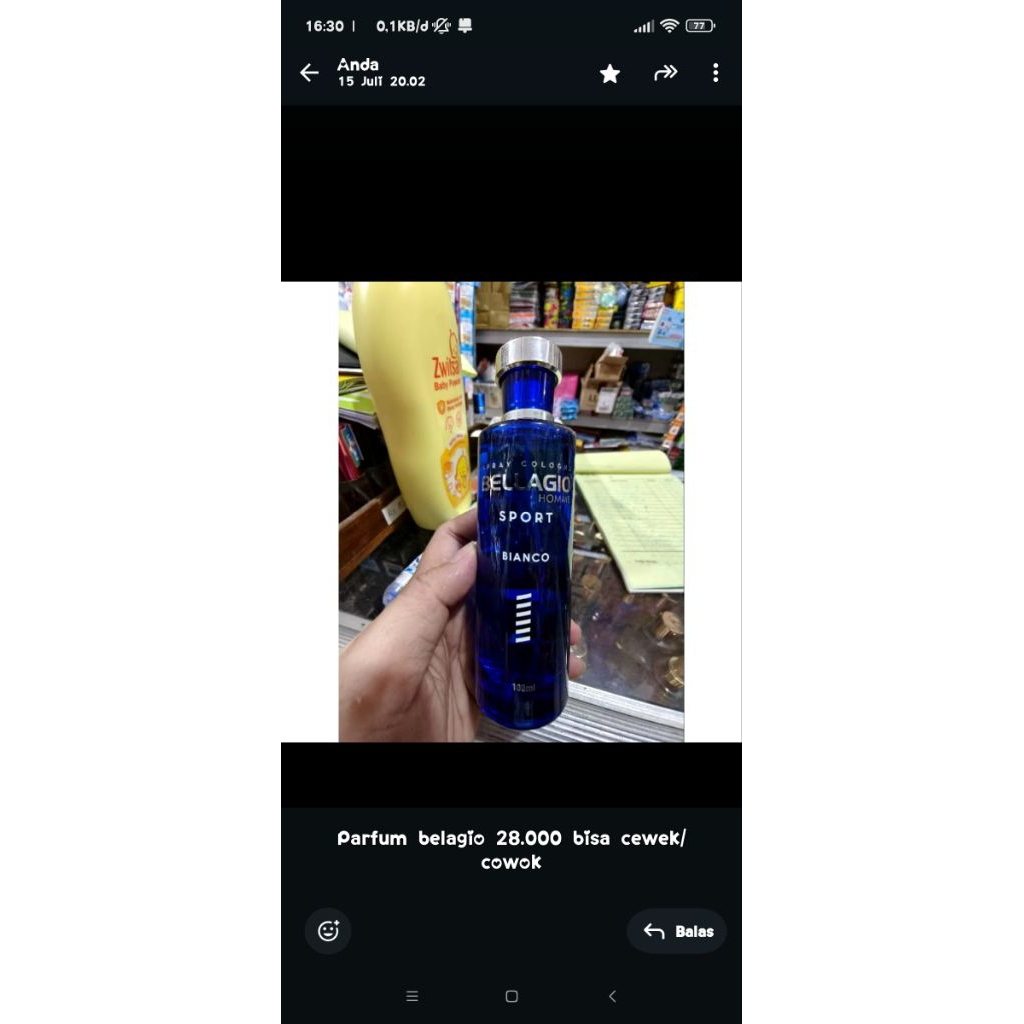 parfum cowok belagio