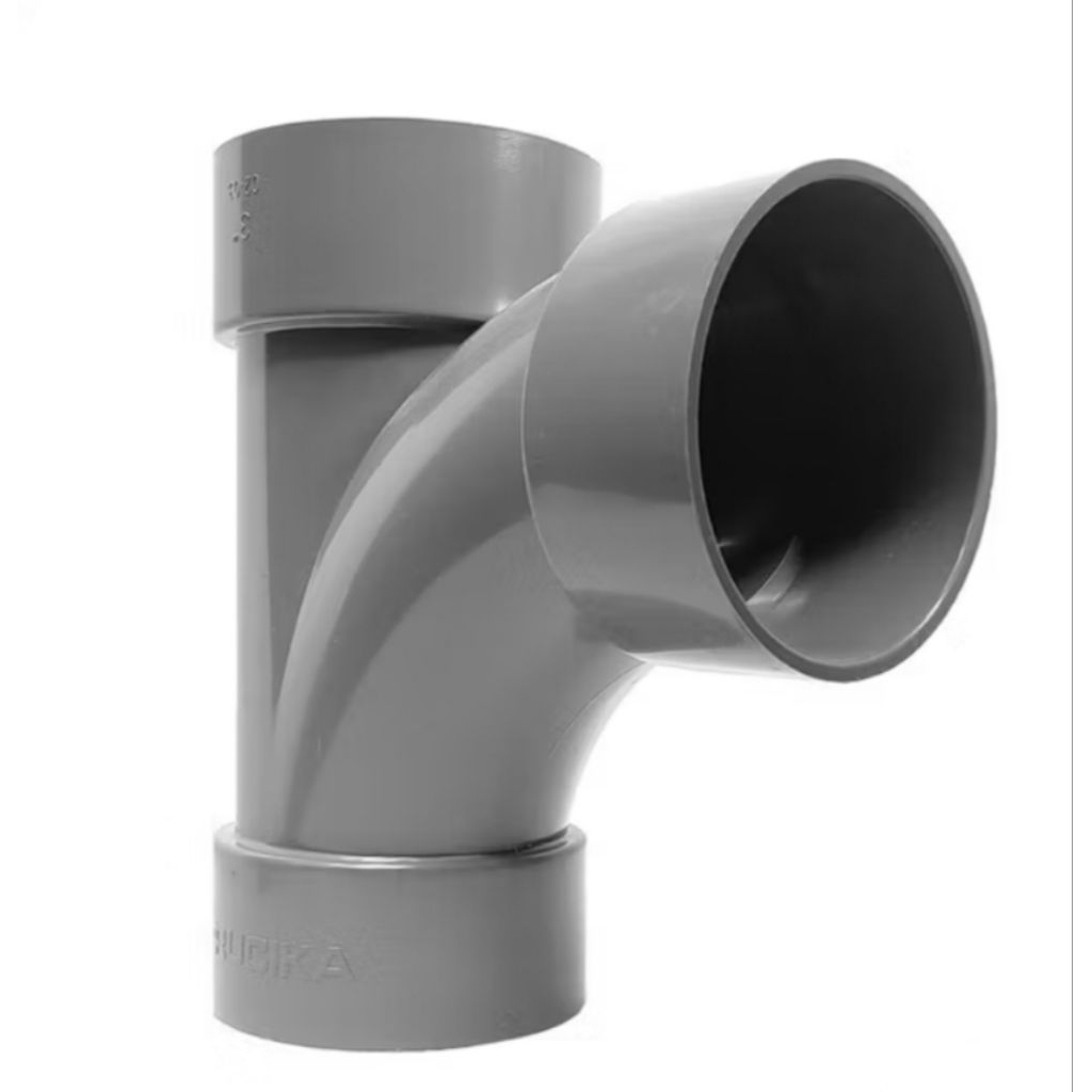Rucika Large Radius / TY 90 Derajat PVC D 3x3", 3" Inc RUCIKA tipe D