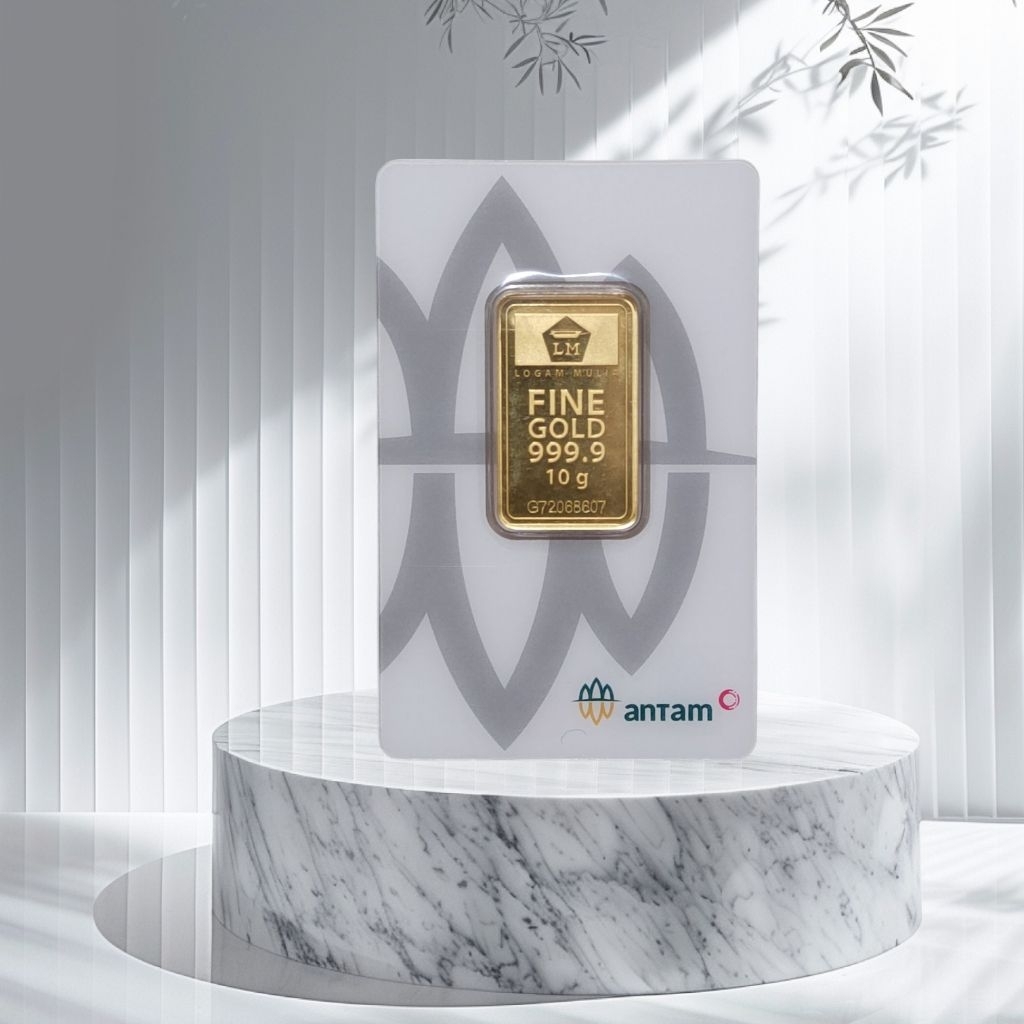 Logam Mulia Emas Antam 10 Gram Press Certieye