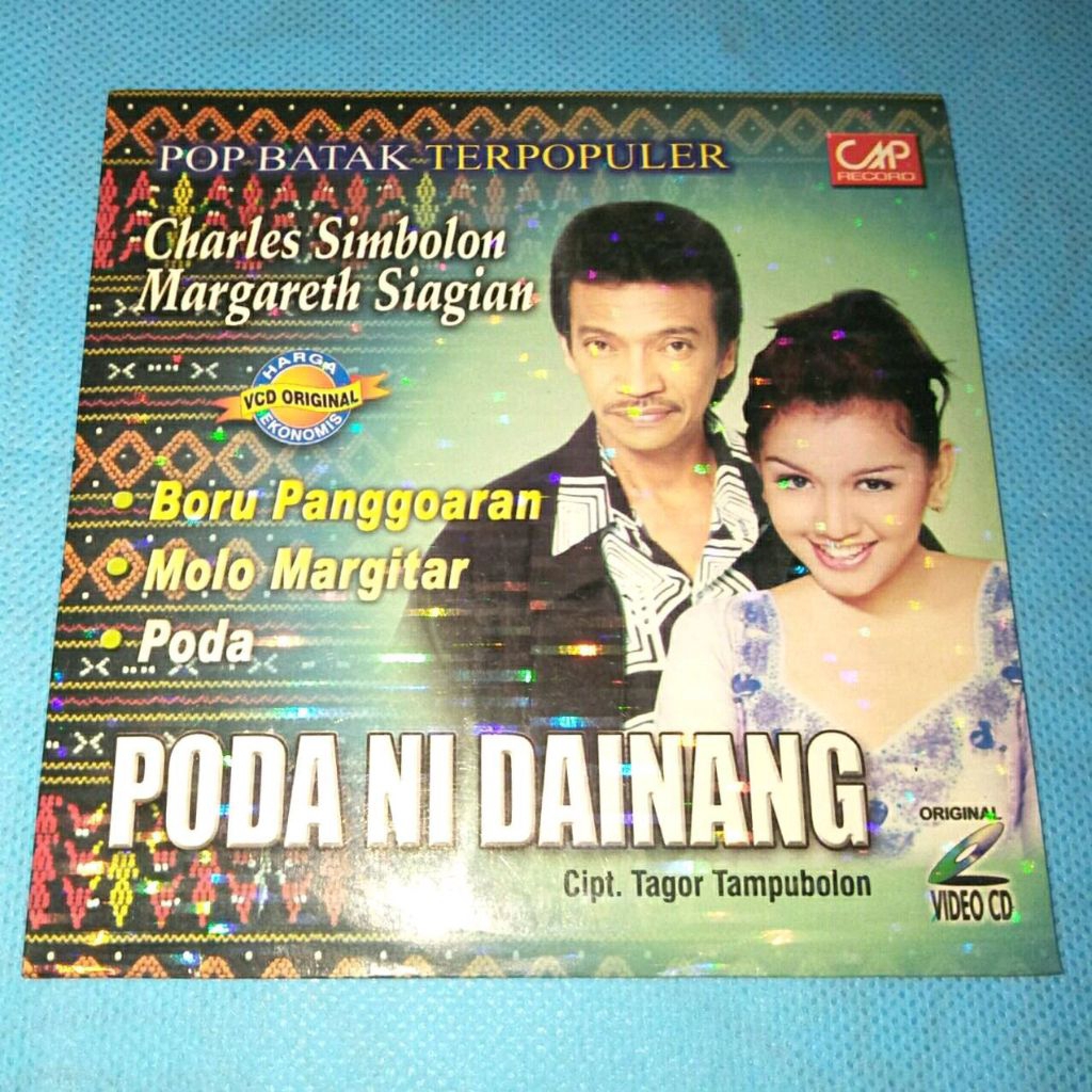 VCD Charles Simbolon & Margareth Siagian Pop Batak Terpopuler Poda Ni Dainang Boru Panggoaran Molo M
