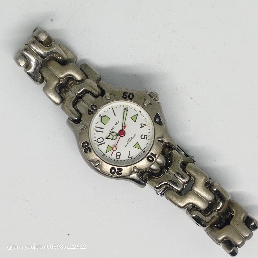 Jam Diver Quemex Vintage Fishbone Ladies Bekas