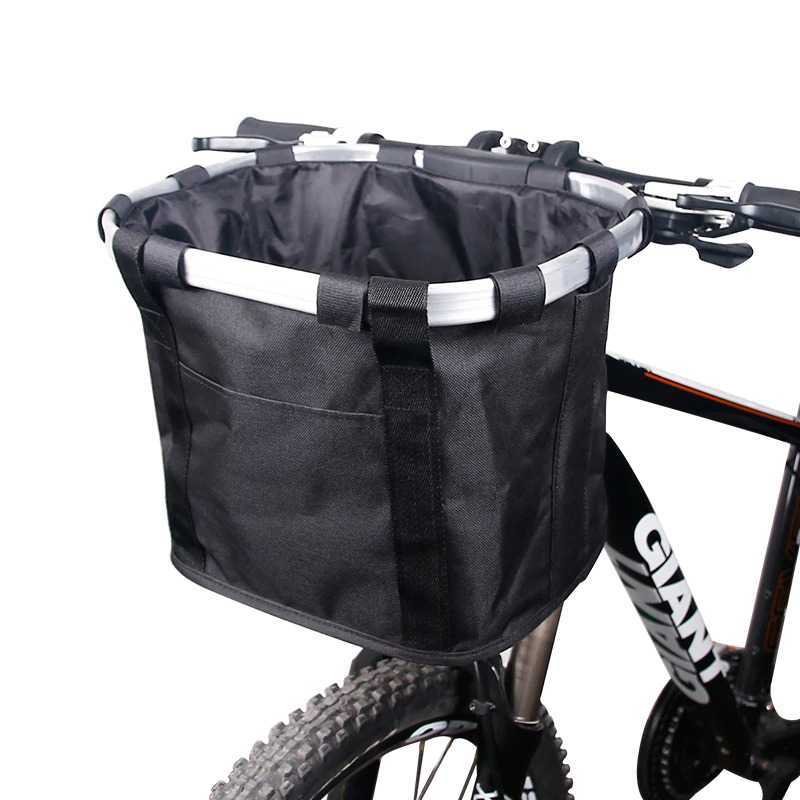 Demount basket belanja tas depan keranjang sepeda MTB