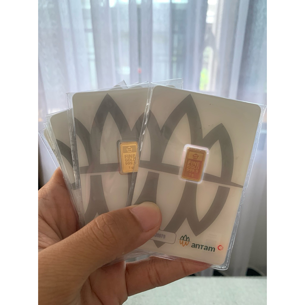Logam Mulia LM Emas Antam 1 Gram tahun 2019-2022