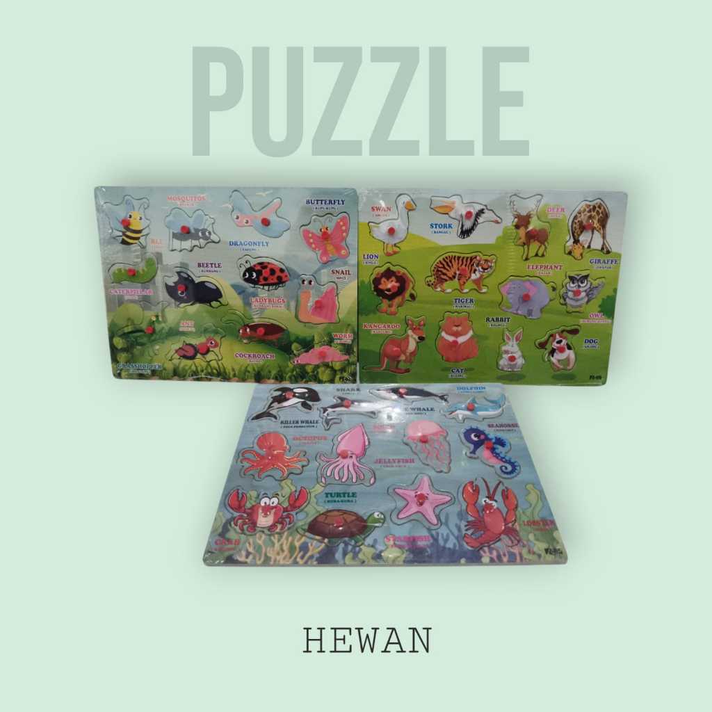 Puzzle Kayu Knob/Puzzle KNOB/Puzzle Kayu/Puzzle Kayu Mainan Edukasi/Puzzle Kayu Anak/Puzzle Anak