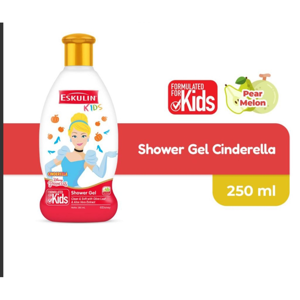 Eskulin Kids Shower Gel Cinderella 250ml