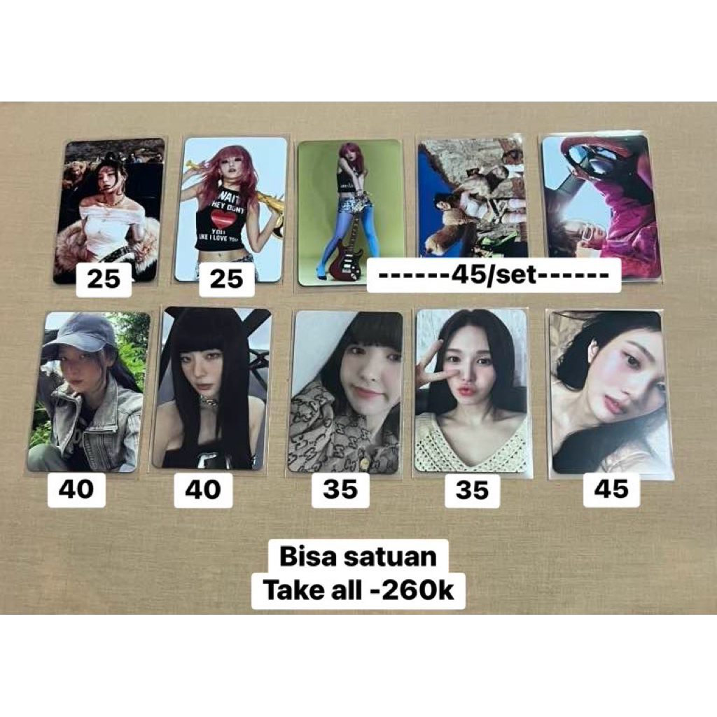 Red Velvet Photocard Official PC Poca Seulgi Wendy Joy Yeri