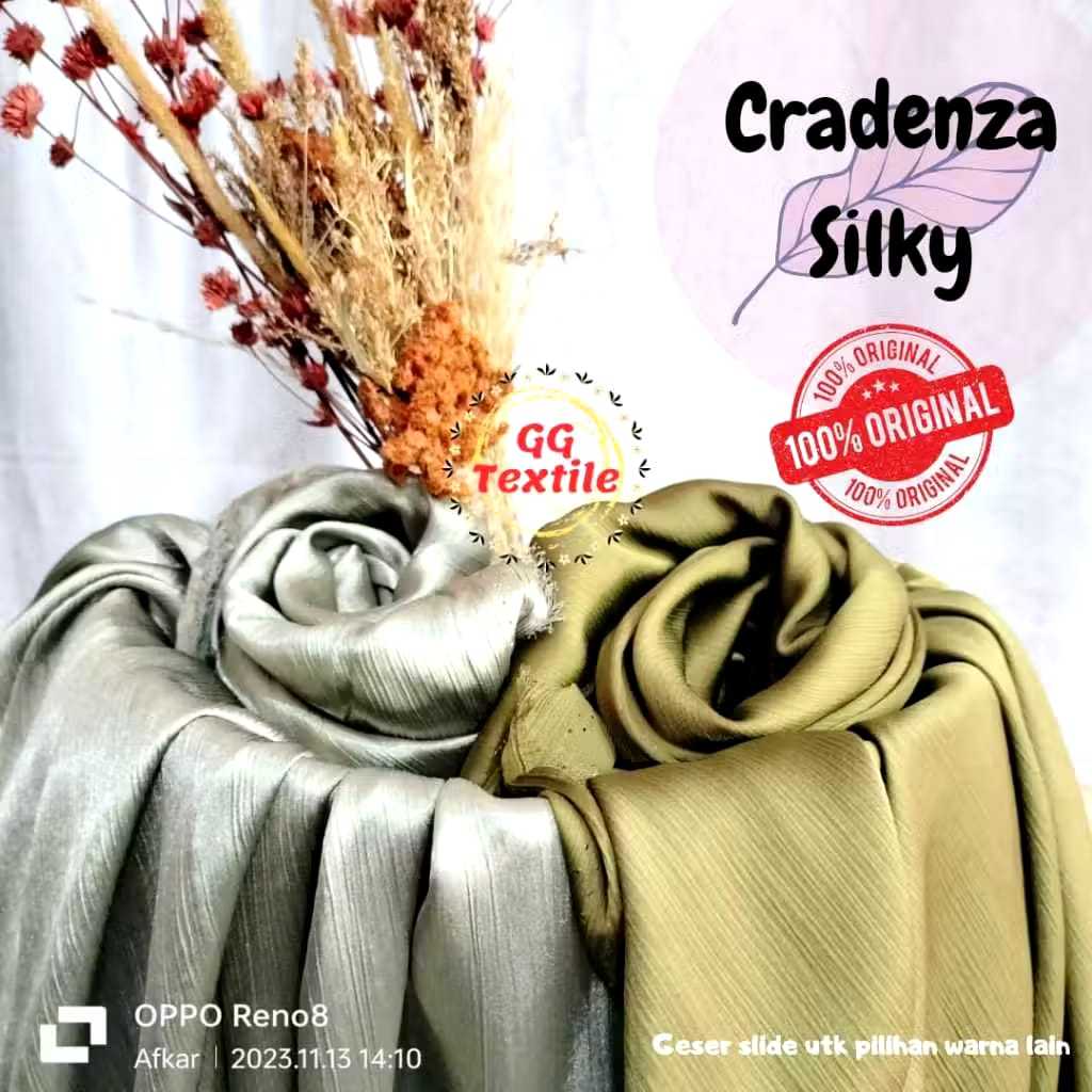 KAIN CRADENZA SILK - 1 Roll isi 60 Yard