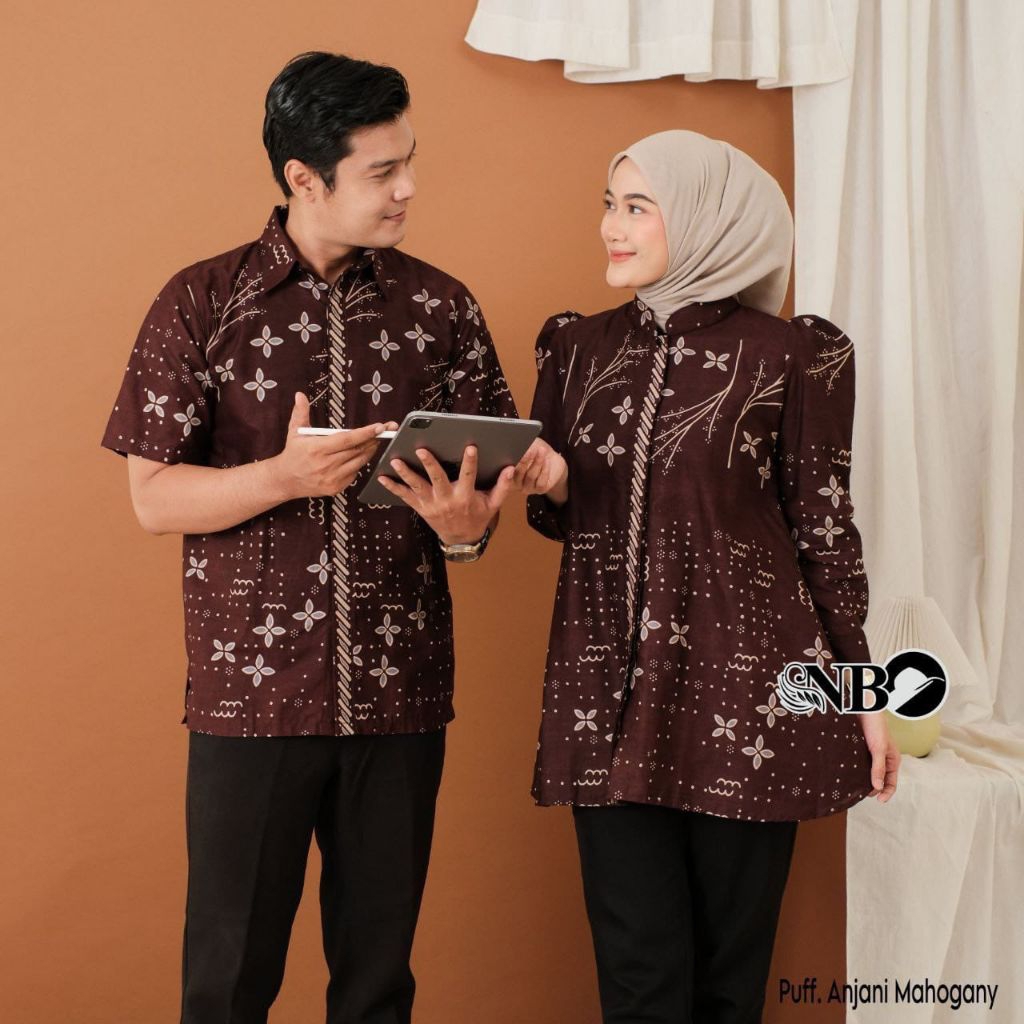 BATIK WANITA MODERN BLUS WANITA MODERN BLUS KANTOR