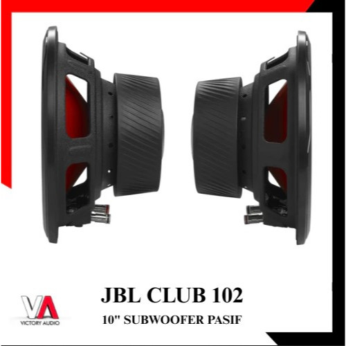 Subwoofer Pasif 10 inch JBL CLUB 102 single Voice Coil 2 / 4 Ohm 350 Watt RMS Original