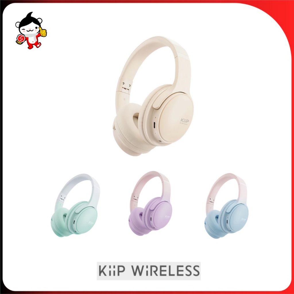 Headphone Bluetooth KIIP Wireless TH60 Wireless Headset Earphone