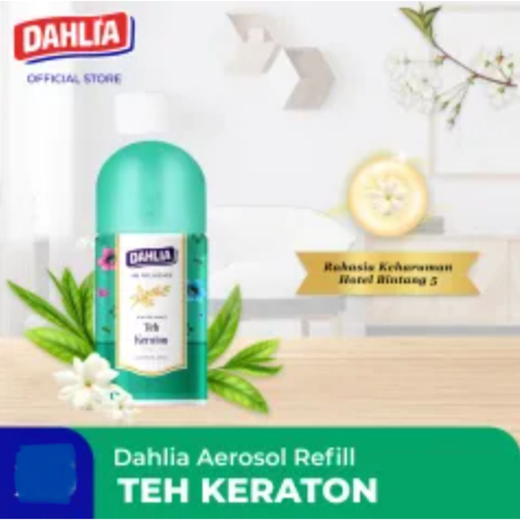 DAHLIA AIRFRESHENER PENGHARUM RUANGAN SPRAY KEMASAN REFILL 225ML TERSEDIA 2 VARIAN PENGHARUM RUANGAN