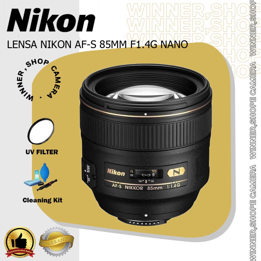 LENSA NIKON AF-S 85MM F1.4G NANO / Nikkor 85mm F1.4 G Nano