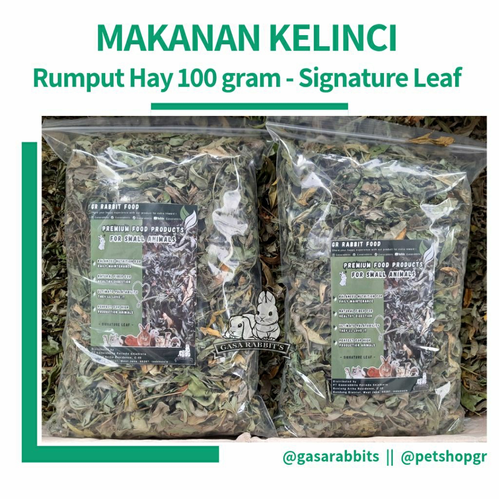 RUMPUT HAY 100 GRAM - RUMPUT HAY MURAH - HAY MAKANAN KELINCI - RUMPUT HAY KELINCI - HAY KELINCI - MA