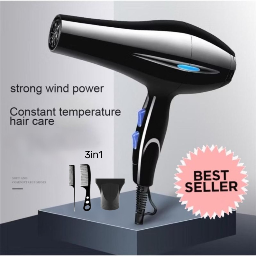 Hair Dryer Professional Salon Pengering Rambut Mini Hair Dryer Low Watt Multi Hair Styler Low Watt P