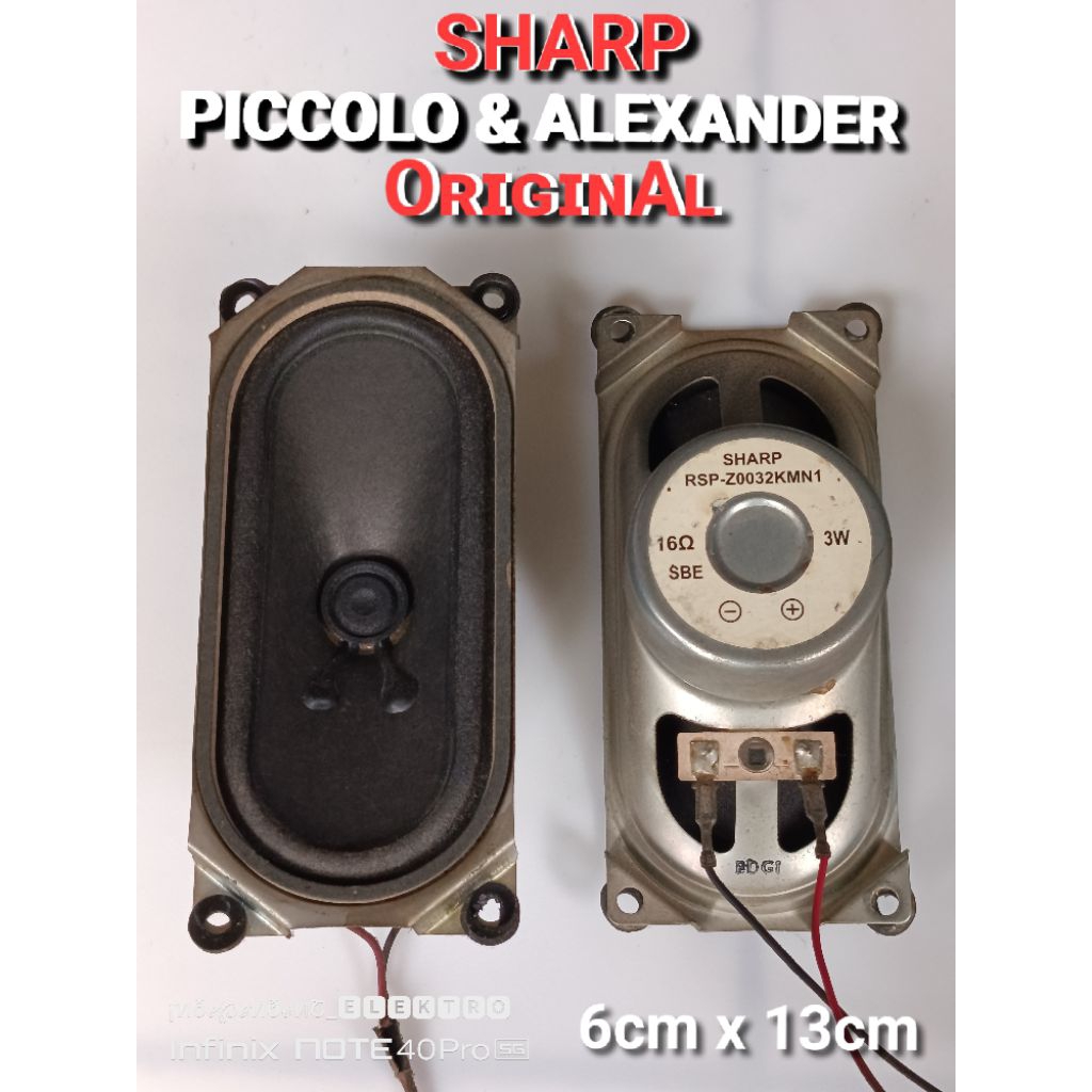 Speaker Tv sharp Piccolo   Speaker Tv sharp Alexander   Speaker Tv tekuk   Speaker Tv 6x13 60130 6cm