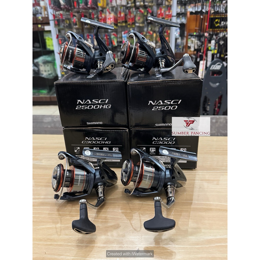 Shimano Nasci 2025 Size 2500 C3000