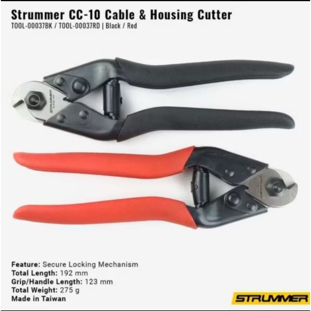 Pemotong Tang Kabel Rem Shifter Strummer CC-10 Tang Tool Cable Housing Cutter