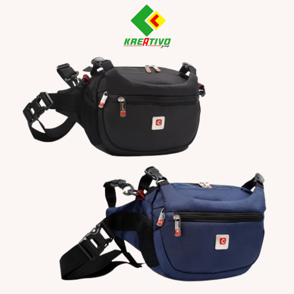 Tas Selempang Waistbag Tas Selempang POLO CROWN Sling bag Tas Selempang Pria Wanita - KREATIVO