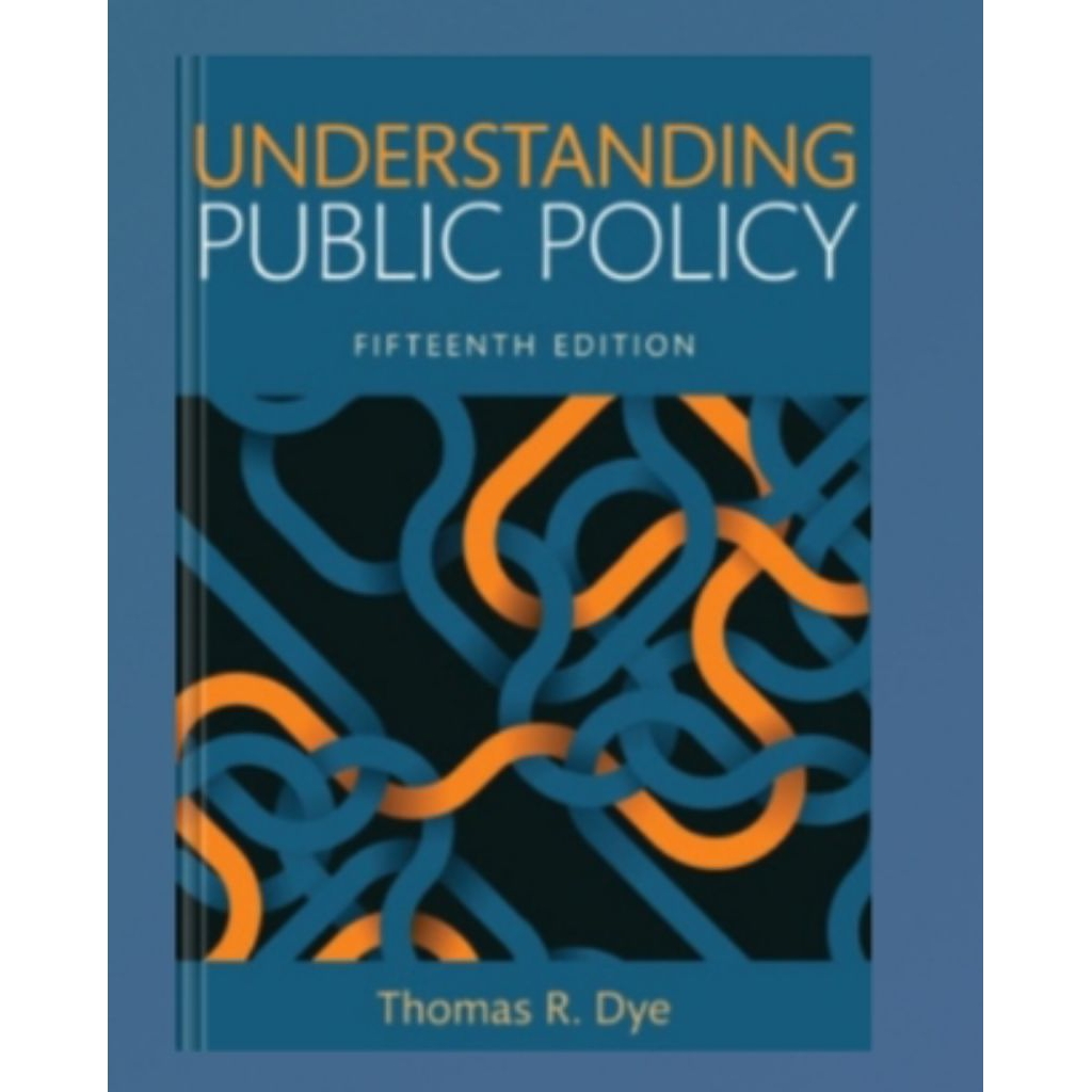 BUKU Understanding public policy