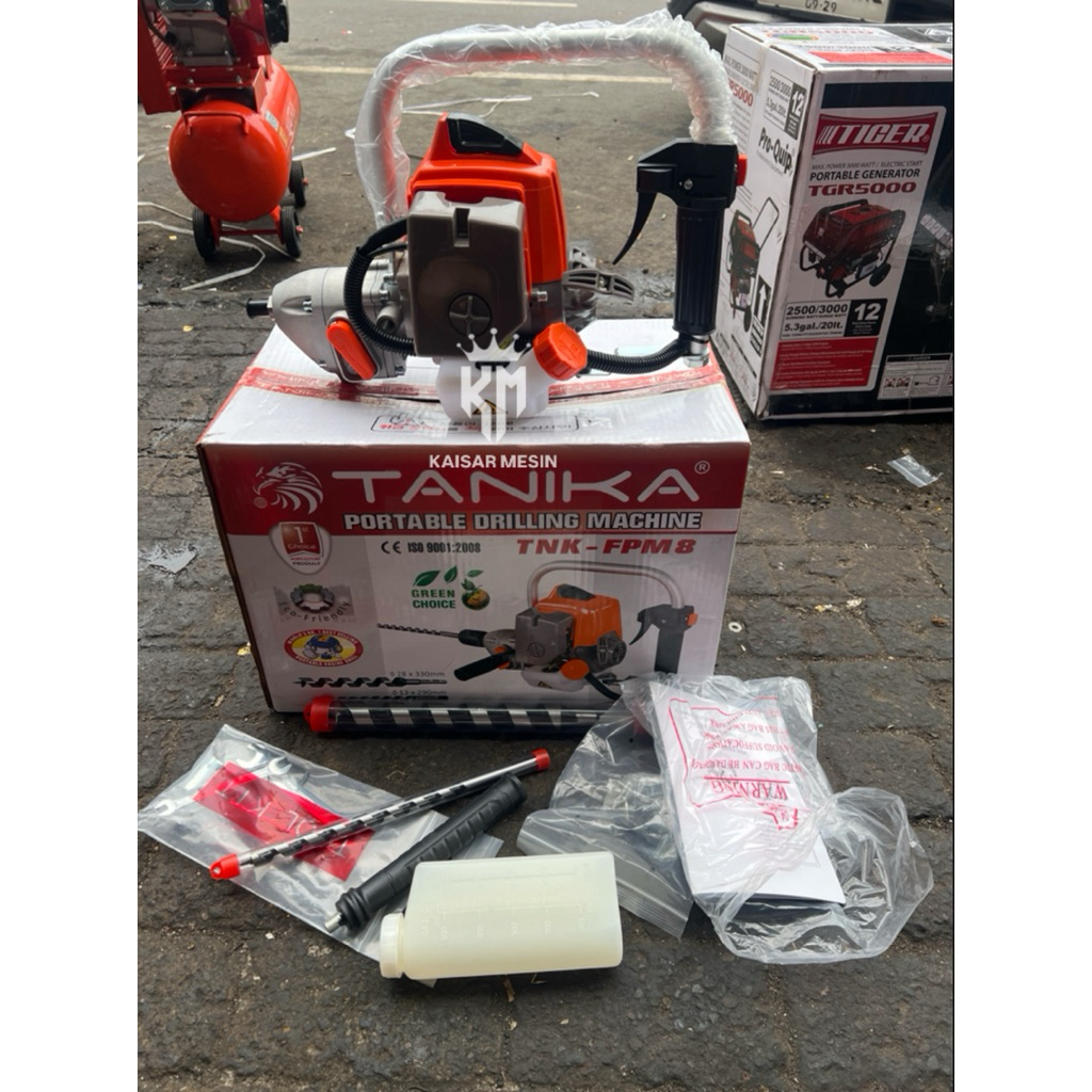 MESIN BOR POHON SAWIT KARET KOPI ENGINE POWER DRILL TANIKA  FPM8/ Bor Pohon Perkebunan TANIKA Tipe T