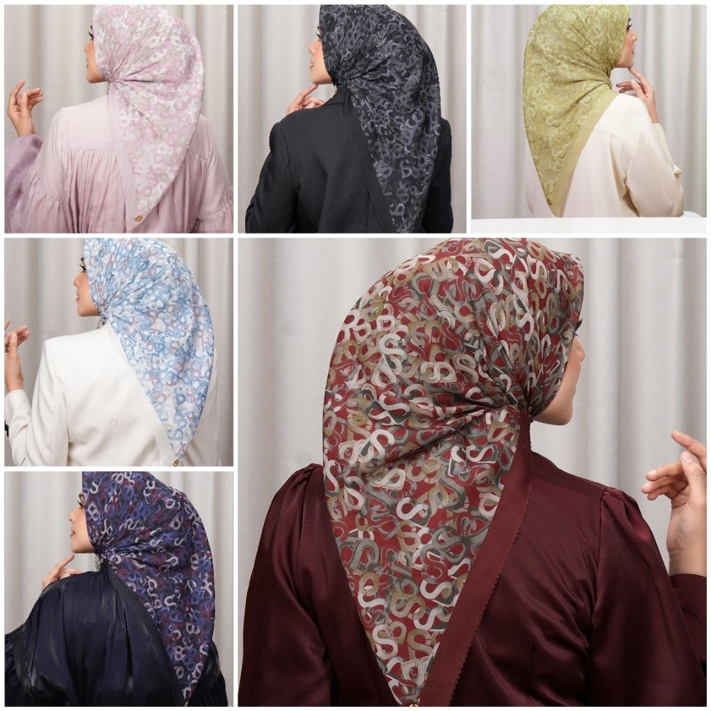 Buttonscarves New Murah Samla Switzerland Caluna Hermosa Crown Monogram Scramble Fara TLM 2 Tapis Pe