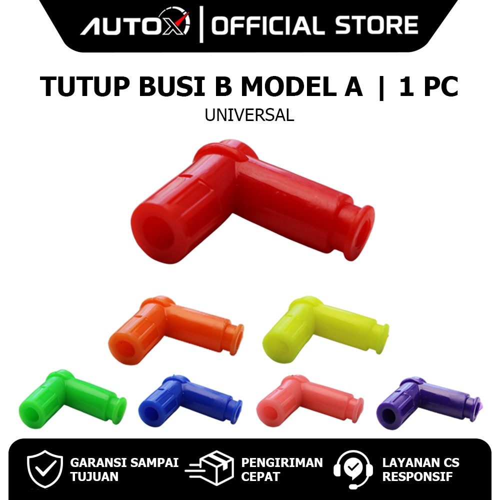 Tutup Busi B Model A Universal Semua Jenis Motor Beat & Vario & Scoopy & Mio & Nmax & PCX & ADV Cove