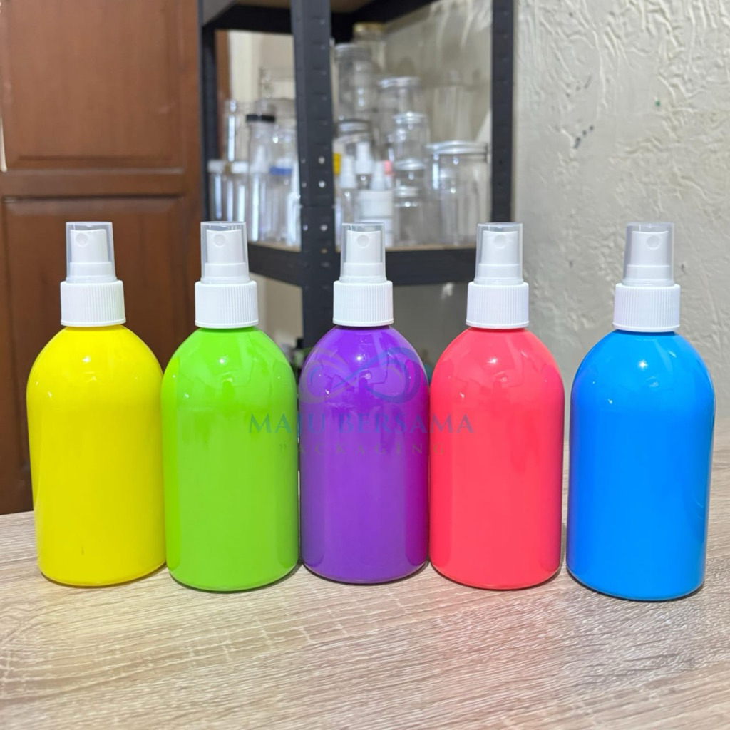 Botol 250Ml Oval Spray / Botol Spray Kosmetik / Botol skincare