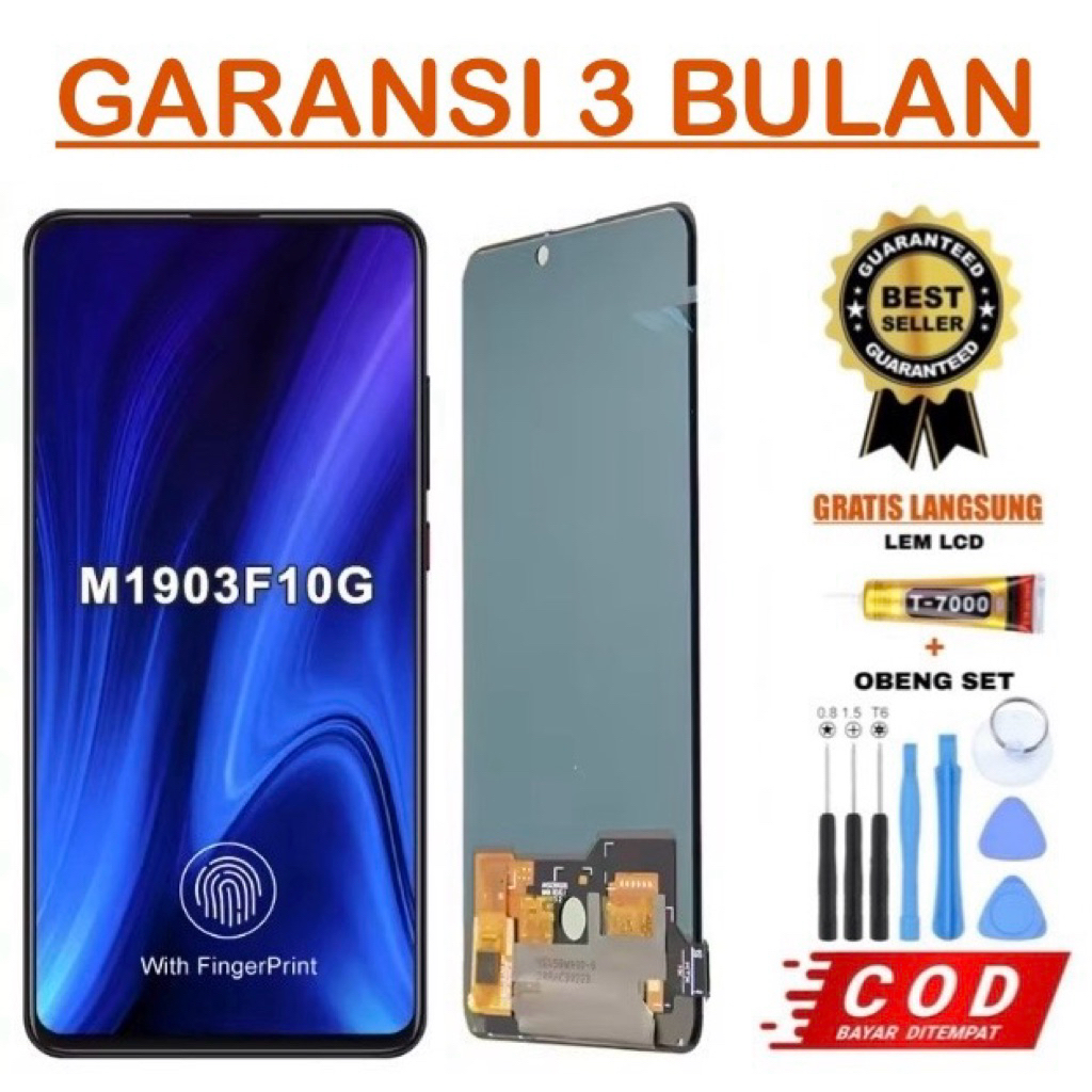 {ORIGINAL} LCD XIAOMI REDMI K20 / K20 PRO / Mi9T / Mi9T PRO FULLSET BLACK
