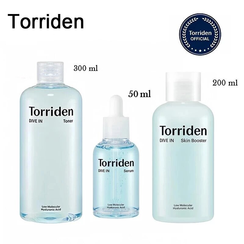 Torriden DIVE IN Toner Low Molecular Hyaluronic Acid TORRIDEN Dive In Serum for Moisture Glow DIVE I