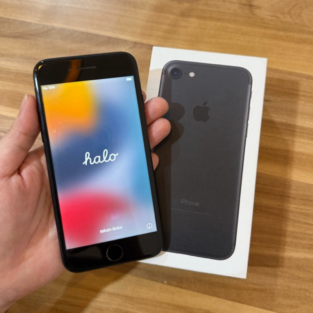 [ SECOND ] IPHONE 7 128 GB SECOND BLACK SPACE GREY ORIGINAL IBOX INDONESIA